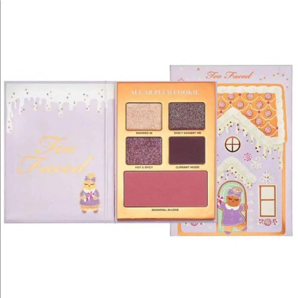 🆕️Too Faced, Sugar Plum Cookie Palette Eyeshadow/Blush